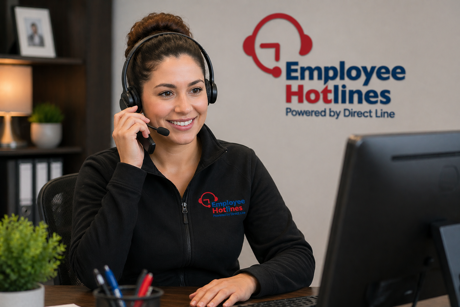 Don't love this maybe a call agent on the phone with a worker call off their shift.